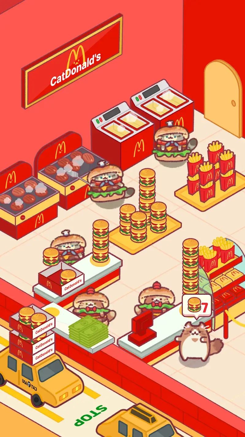 Captura de pantalla de Cat Snack Bar 4