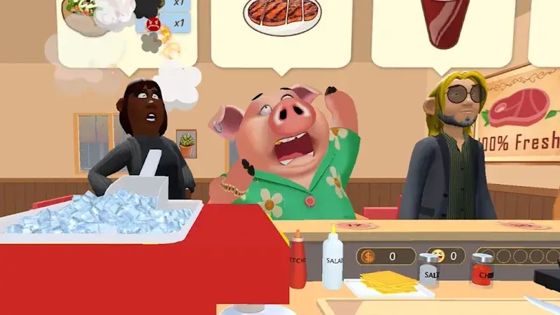 Captura de tela da gameplay de Cooking Clash 1