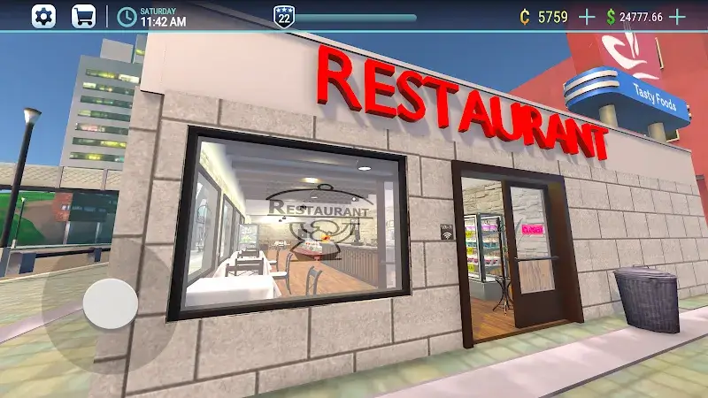 Captura de tela 6 de Restaurant Simulator 3D Bar