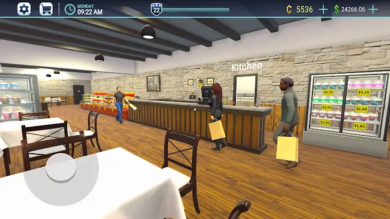 Captura de tela 1 de Restaurant Simulator 3D Bar