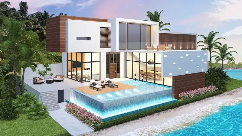 Home Design: Caribbean Life MOD APK captura de pantalla 2