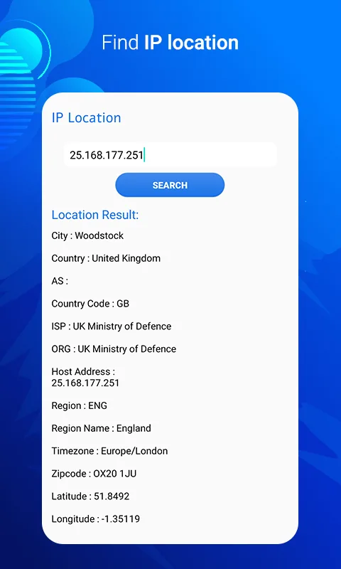 Tangkapan layar aplikasi Ping Tools Network & WiFi 4