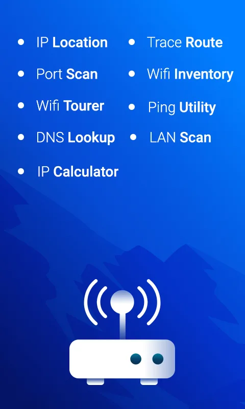 Tangkapan layar aplikasi Ping Tools Network & WiFi 2