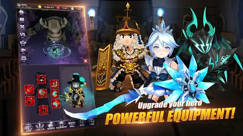 Capture d'écran AFK Dungeon 3
