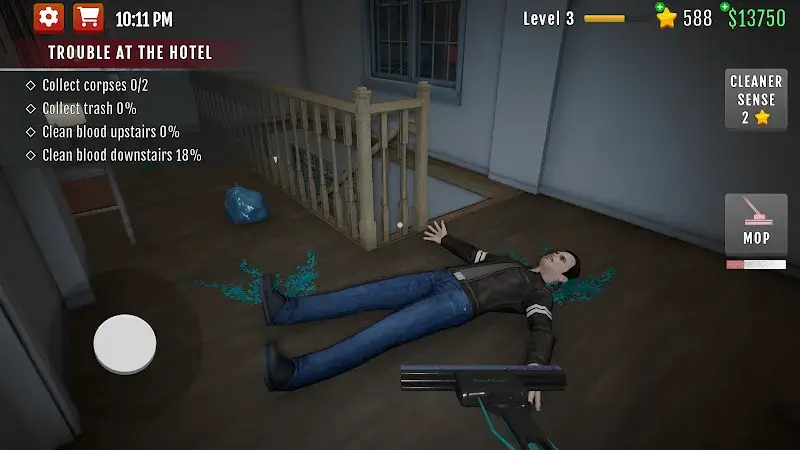 Crime Scene Cleaner 3D Mobile Captura de pantalla 1