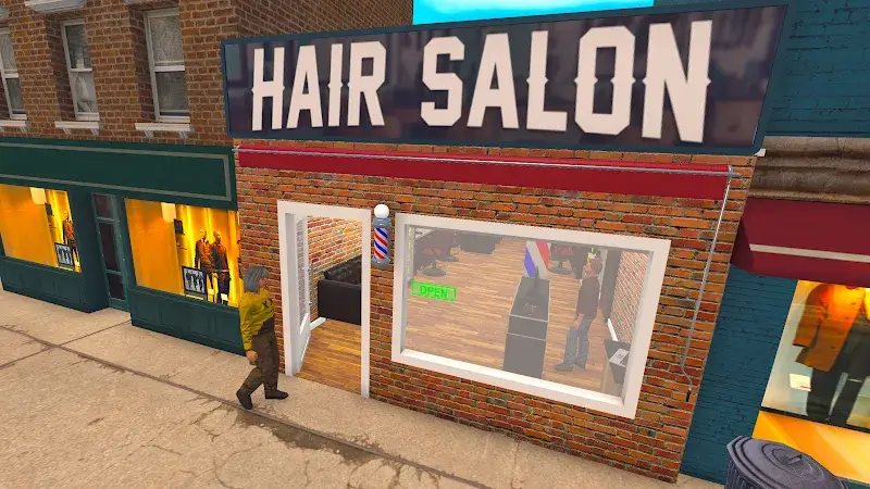 Captura de tela 4 do Hair Salon Simulator 3D