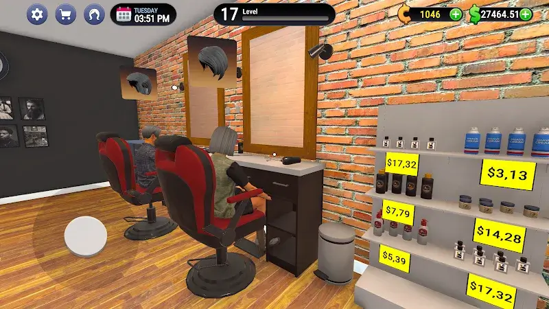 Captura de tela 2 do Hair Salon Simulator 3D
