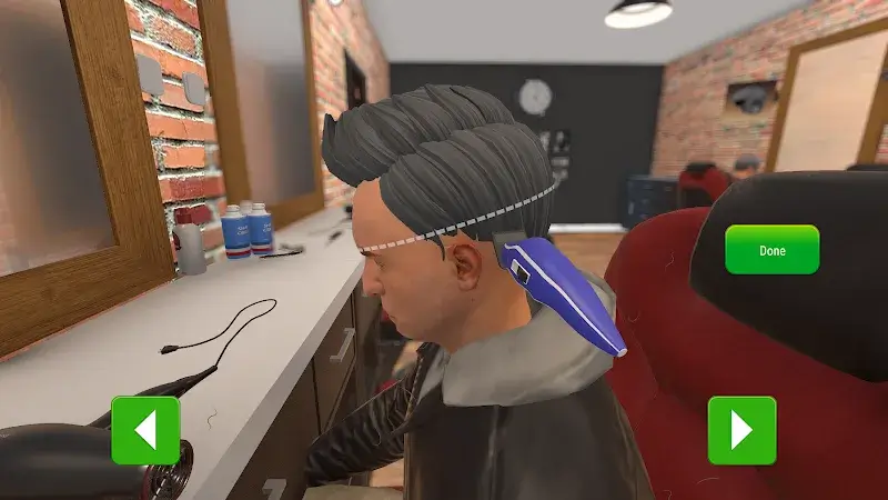 Captura de tela 1 do Hair Salon Simulator 3D