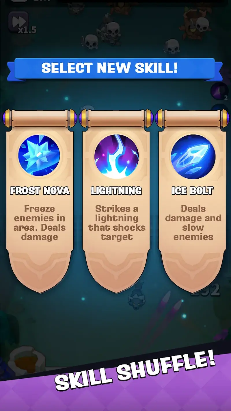 Captura de tela 5 de Archmagic Survivors TD
