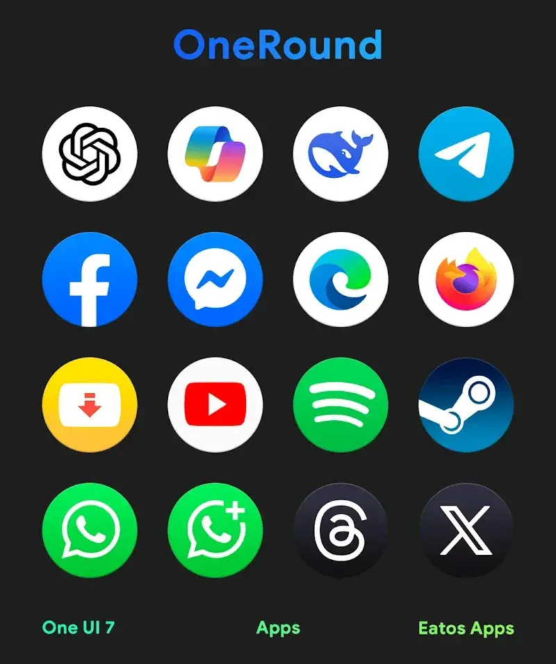 OneRound 7 - Icon Pack screenshot 2