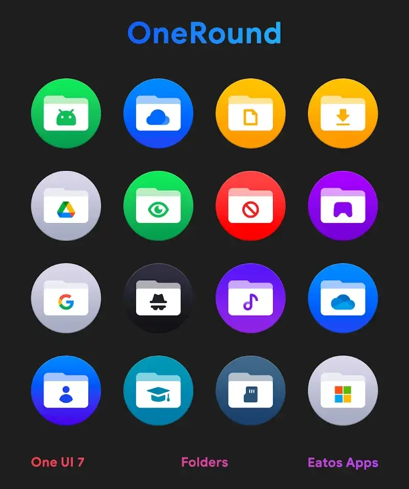 OneRound 7 - Icon Pack screenshot 4