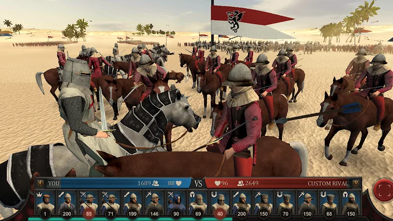 Tangkapan layar Medieval Battles Online 3