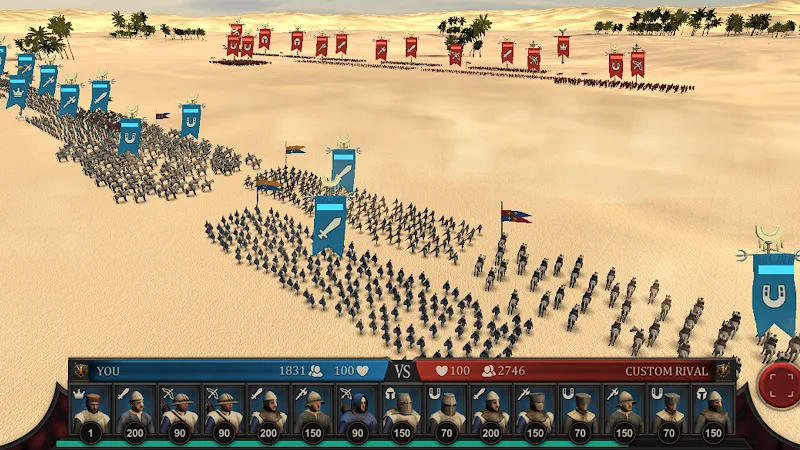 Tangkapan layar Medieval Battles Online 1