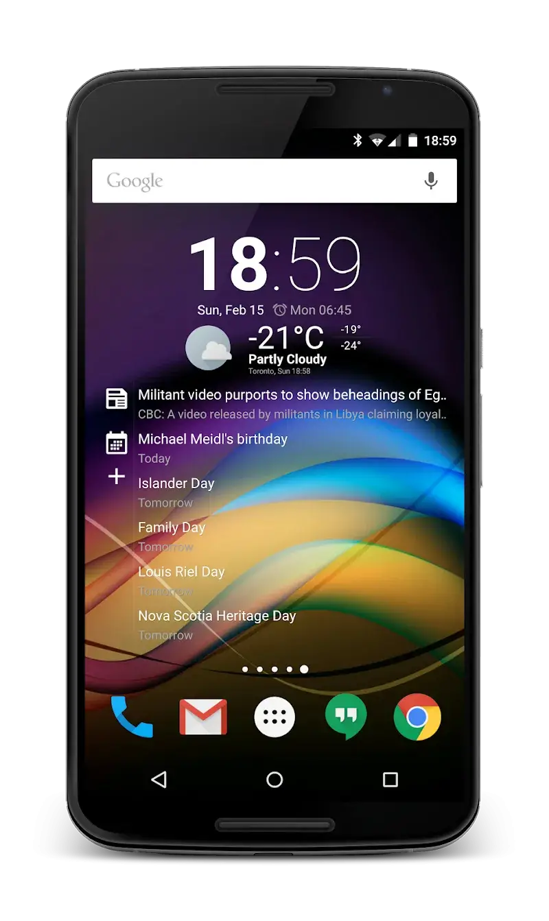 Chronus Information Widgets screenshot 3
