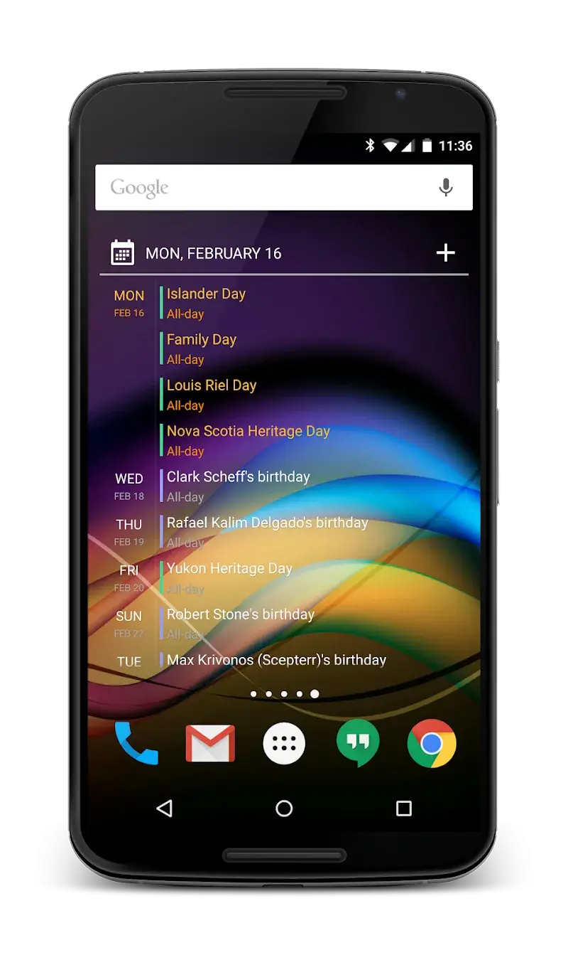 Chronus Information Widgets screenshot 6