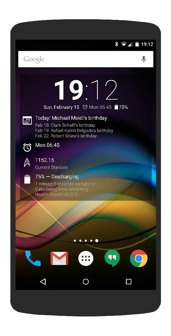 Chronus Information Widgets screenshot 4