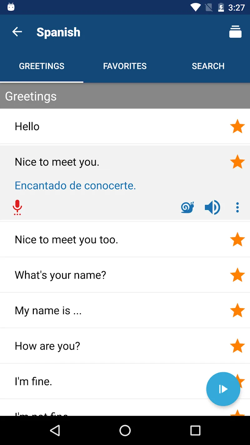 Travel Phrasebook Screenshot 3