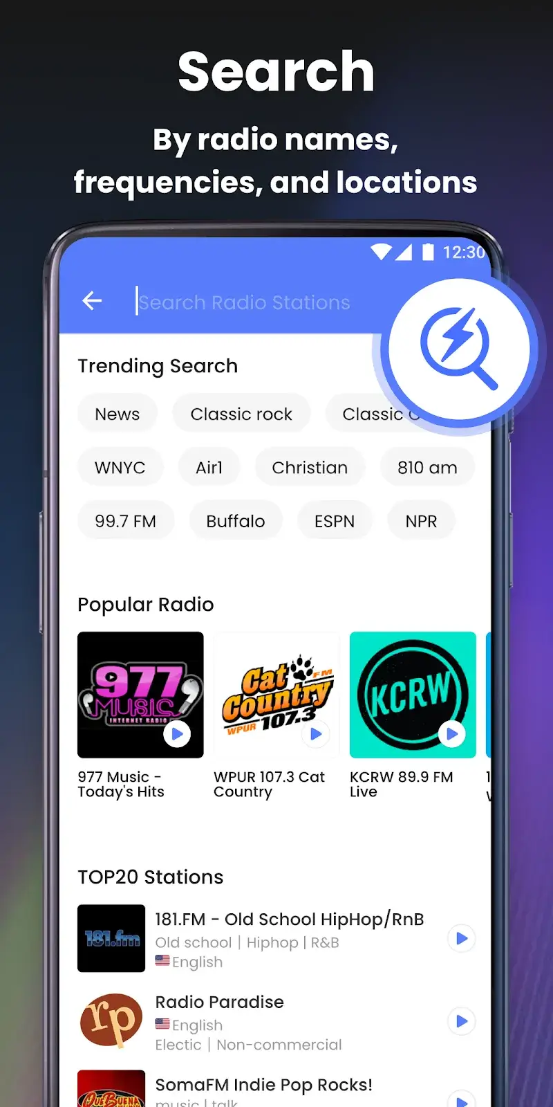 Capture d'écran My Radio 6
