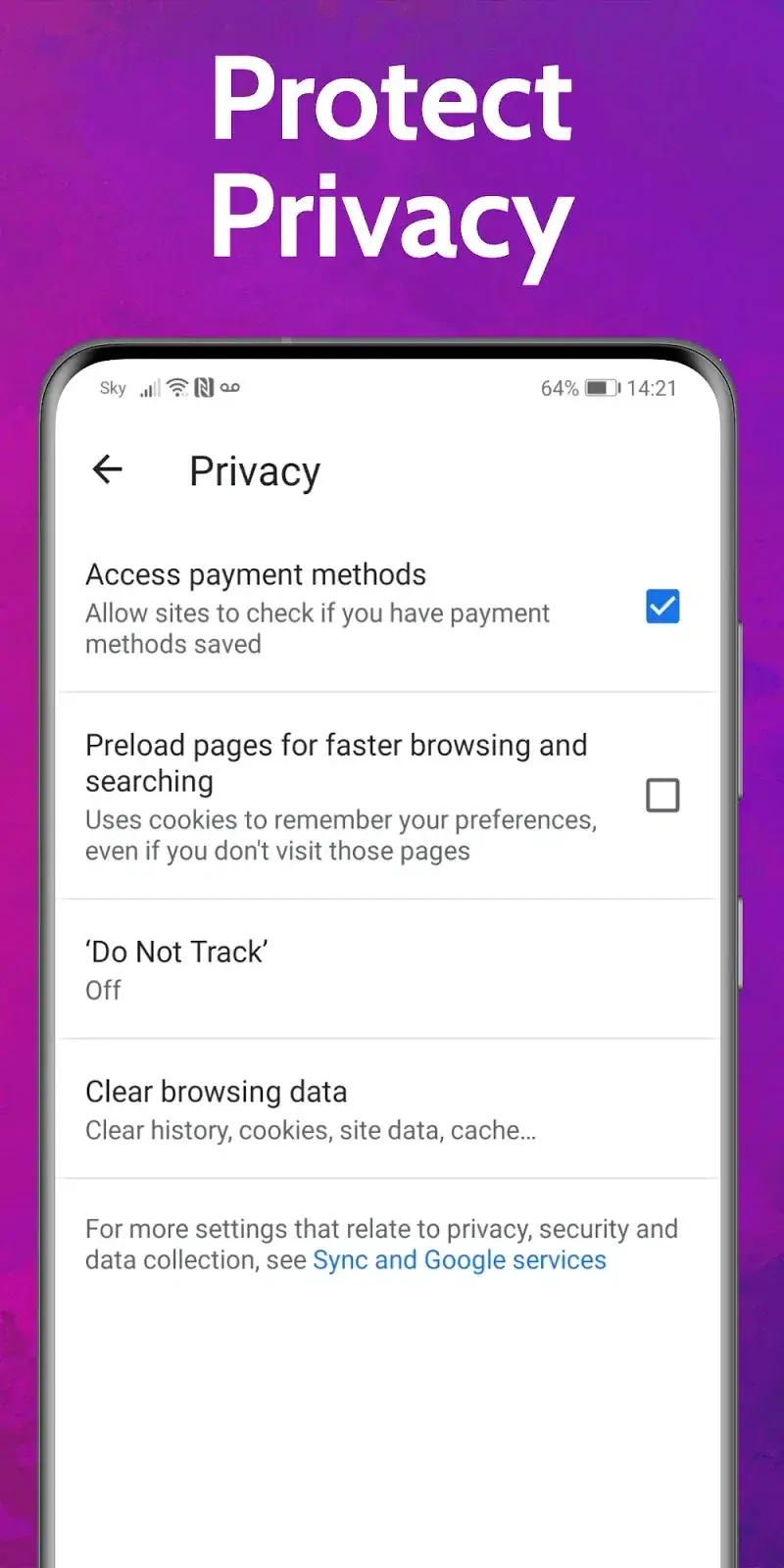 Screenshot UPX VPN Browser 3