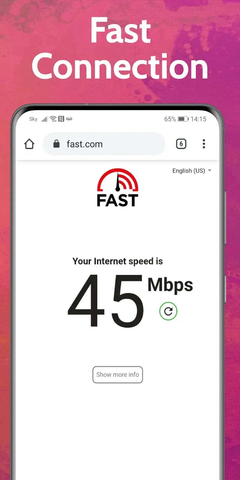 Screenshot UPX VPN Browser 2