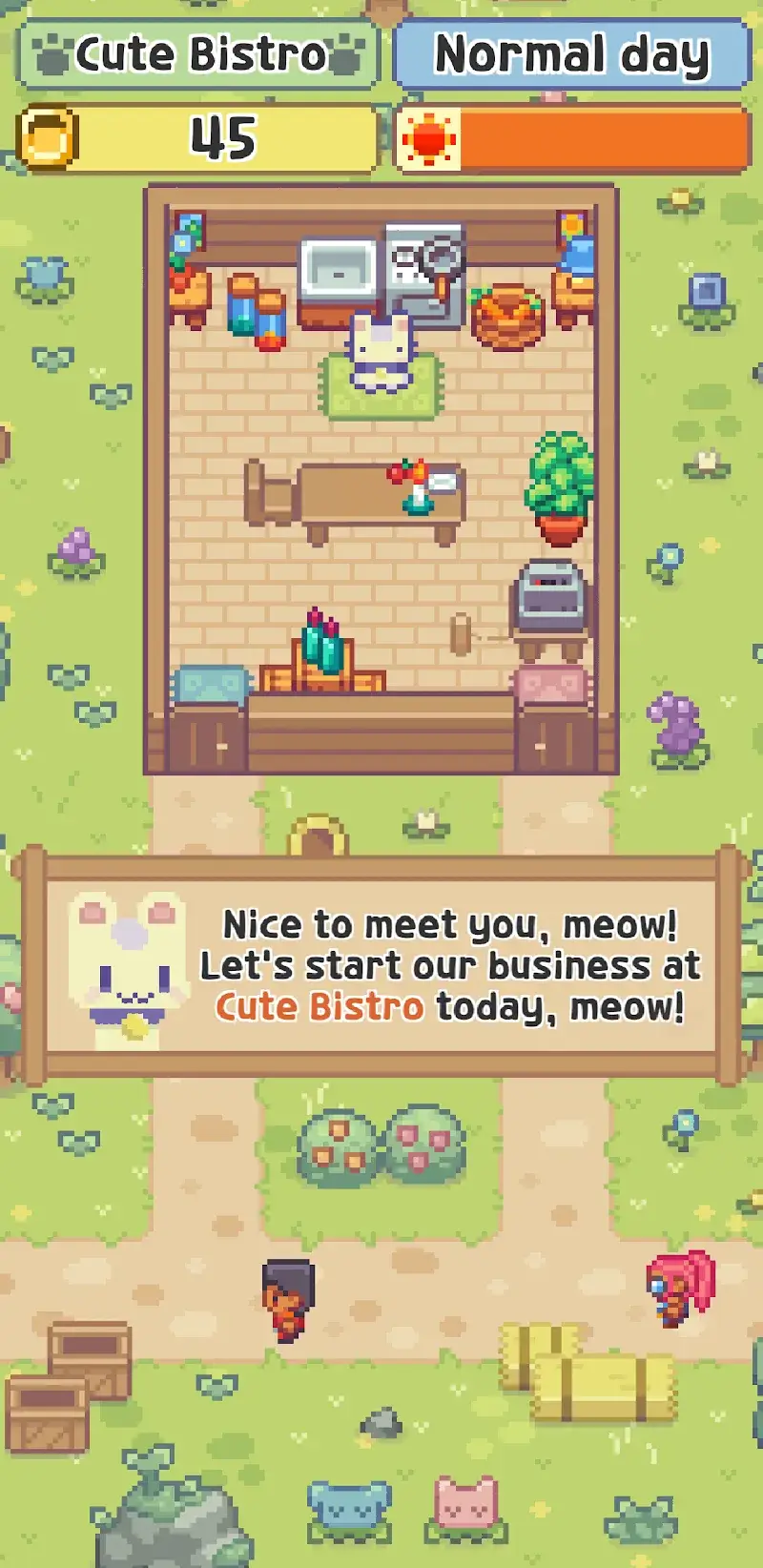 Meow Bistro! Captura de tela 2