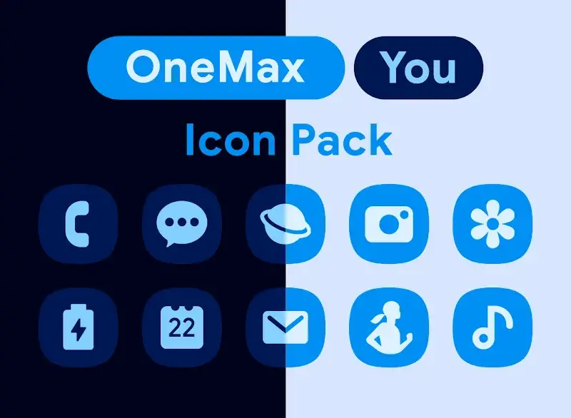 Capture d'écran 1 de OneMax (You) - Icon Pack