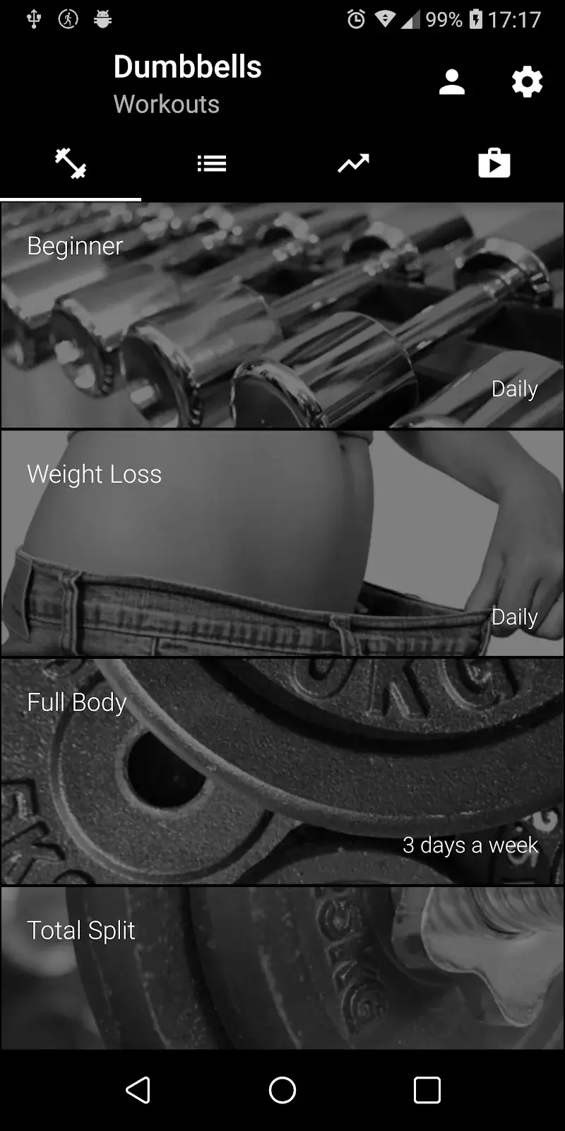 Dumbbell Home Workout Screenshot 4