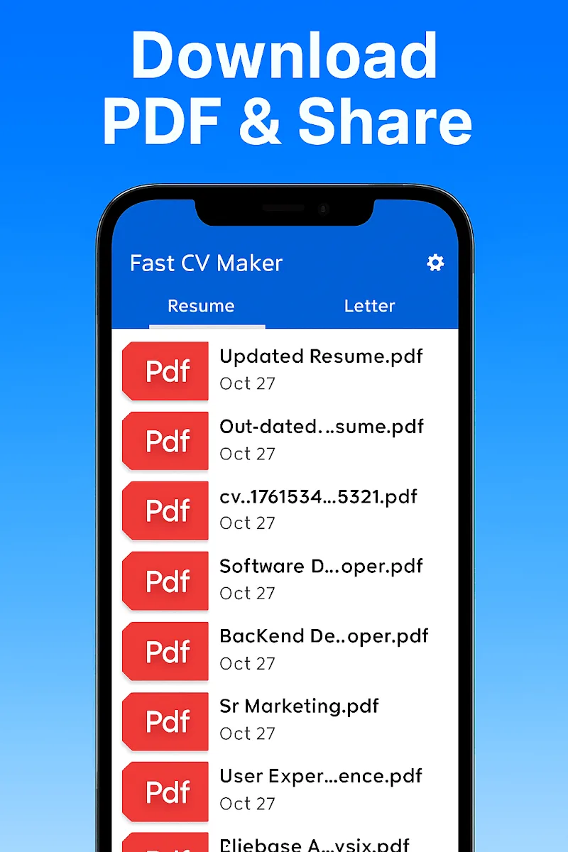 Screenshot 4 di Fast CV Maker