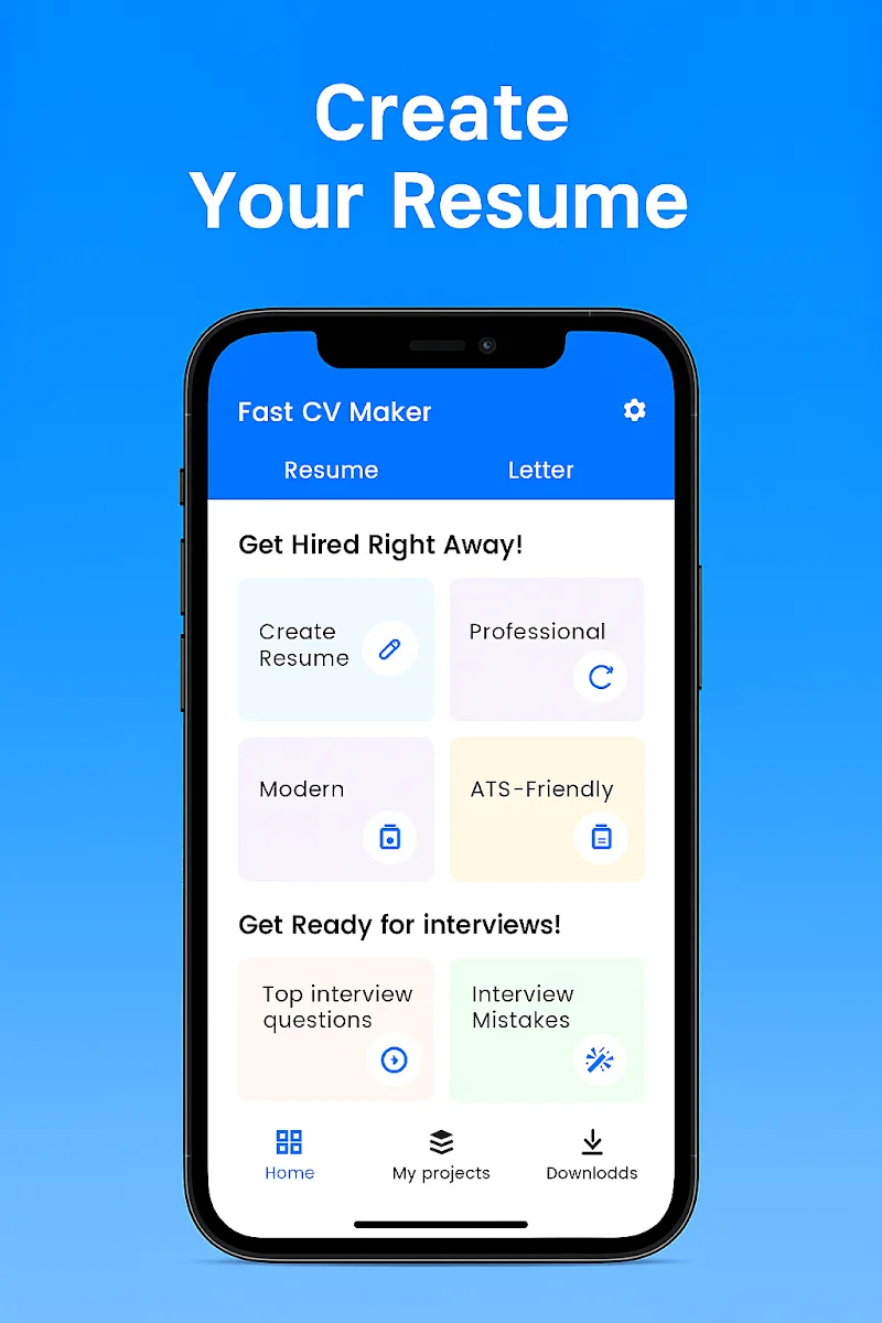 Screenshot 2 di Fast CV Maker