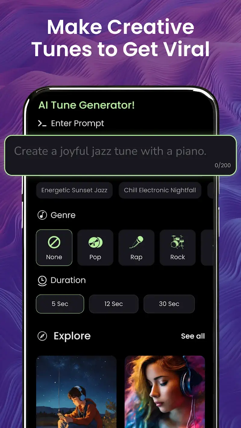 AI Tunes: Music & Cover Maker screenshot 4