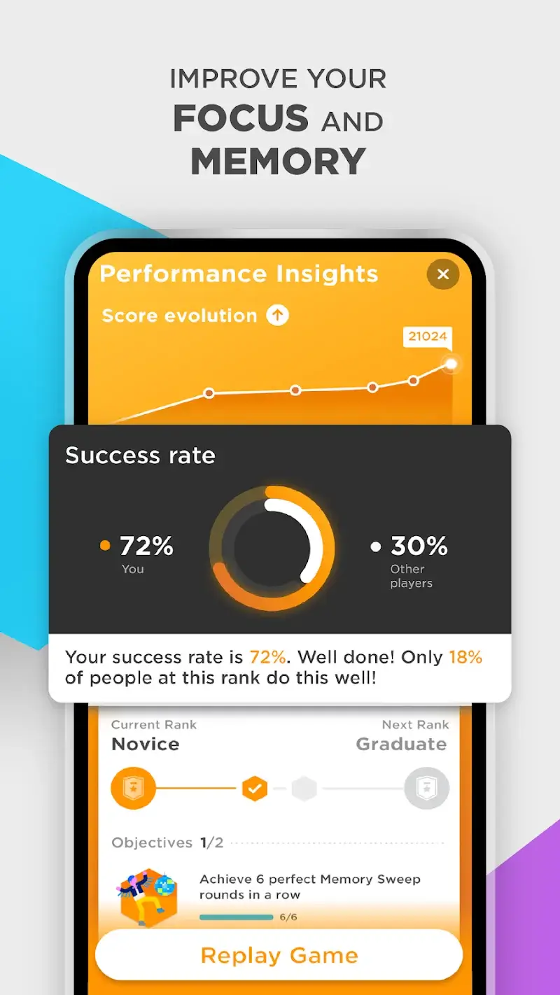 Tangkapan layar 4 Peak – Brain Games & Training