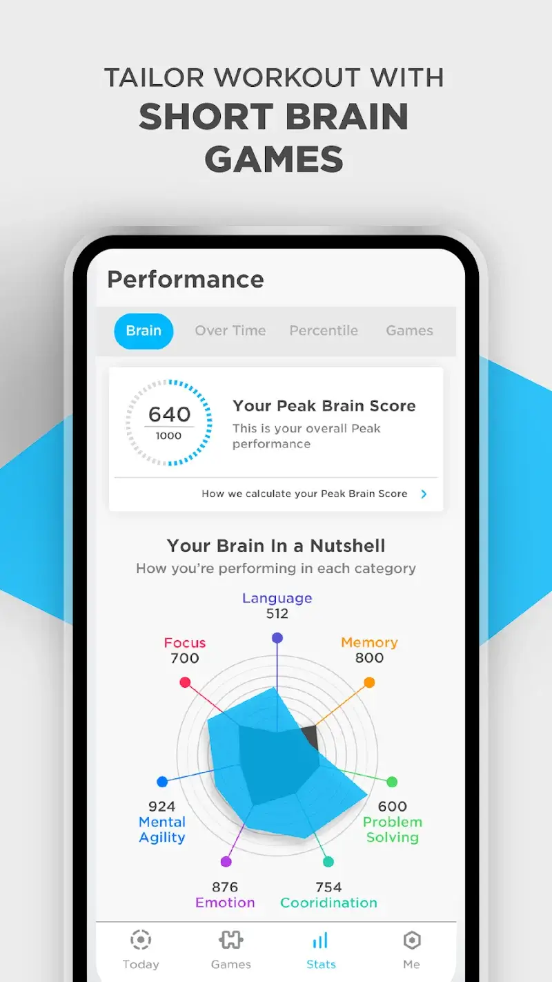 Tangkapan layar 6 Peak – Brain Games & Training