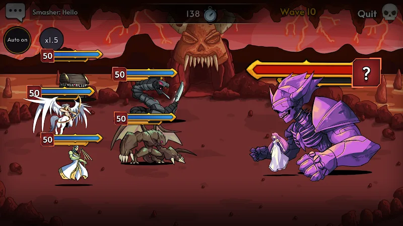 Capture d'écran Heroes Wars 4