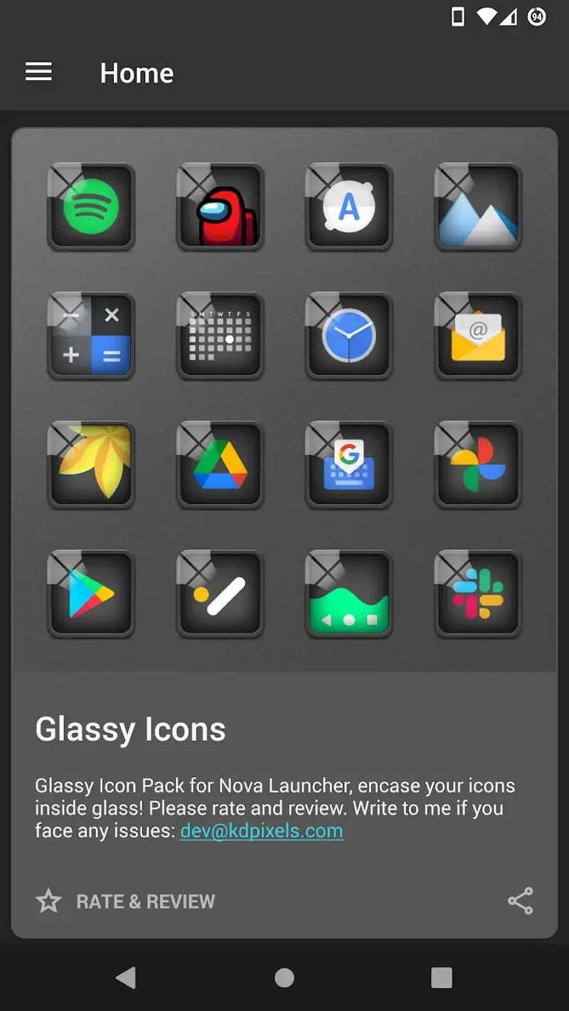 Screenshot Glassy Icon Pack 2