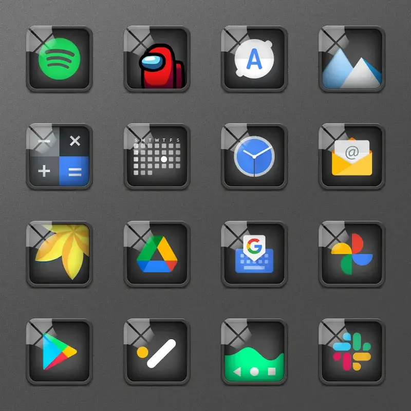 Screenshot Glassy Icon Pack 6