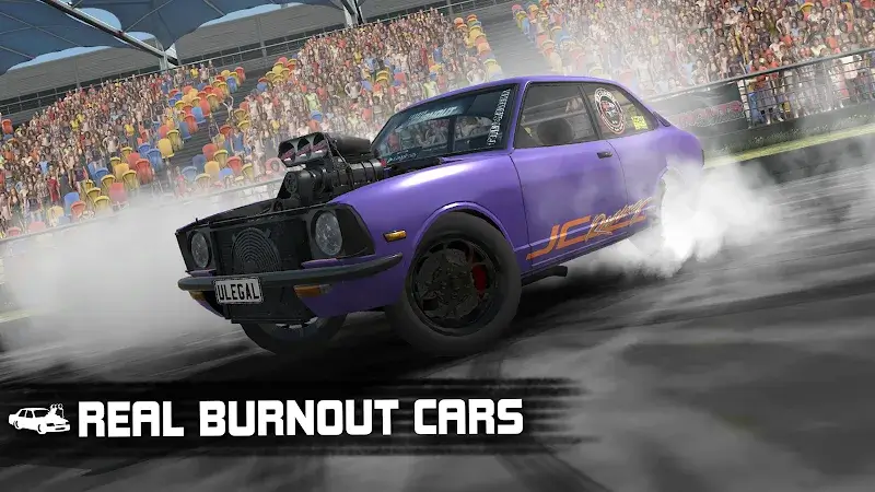Gambar aksi balap Torque Burnout