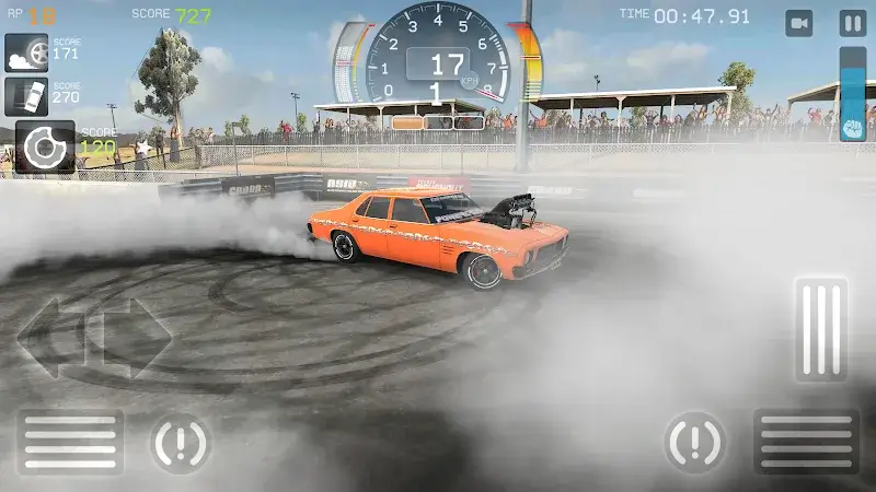 Foto fitur balap Torque Burnout
