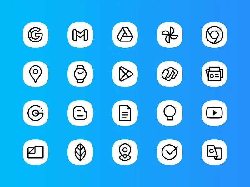 Whiux White - Icon Pack captura de pantalla 3