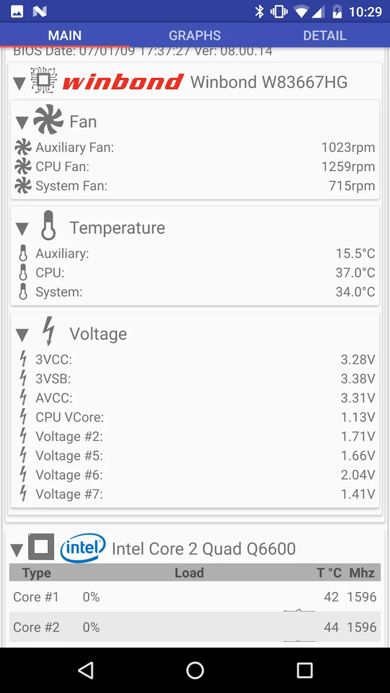 Remote System Monitor screenshot 1