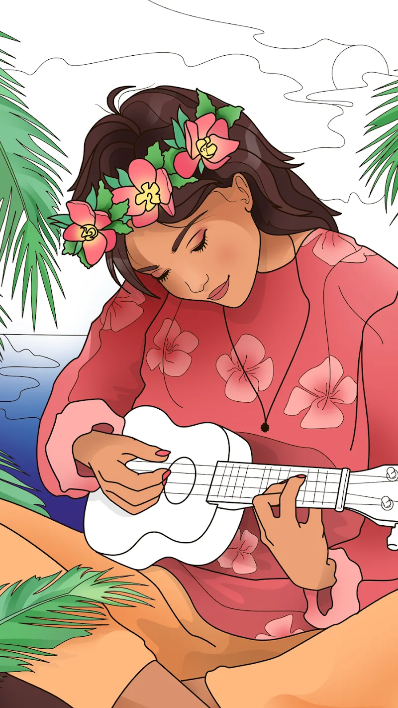Capture d'écran 6 de Classic Adult Coloring Book