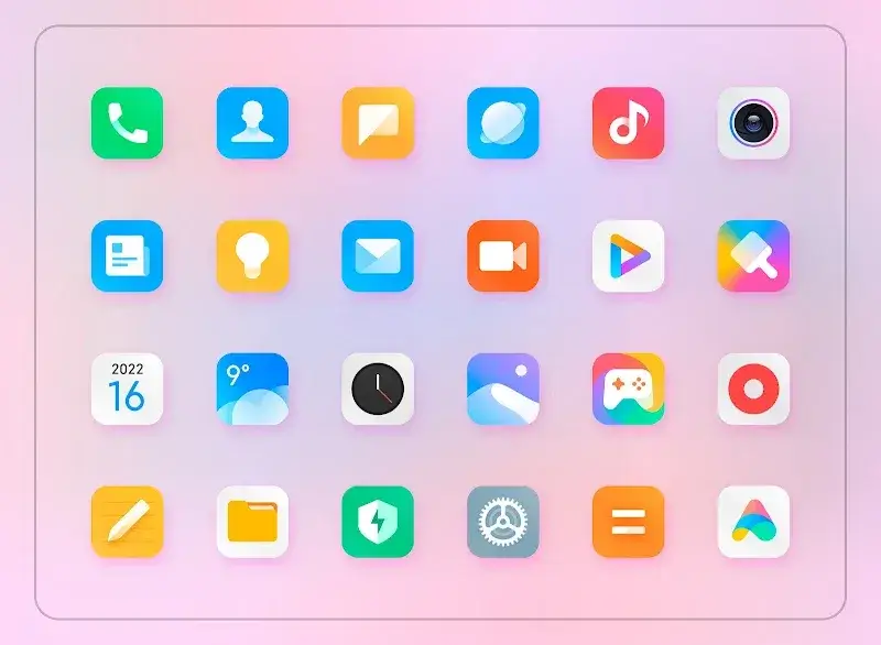 Mi15 - Icon Pack Capture d'écran 1