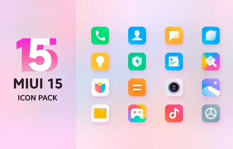 Mi15 - Icon Pack Capture d'écran 2