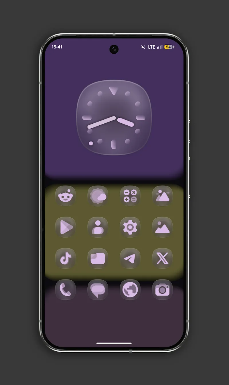 Glassy MaterialYou Icons captura de tela 5