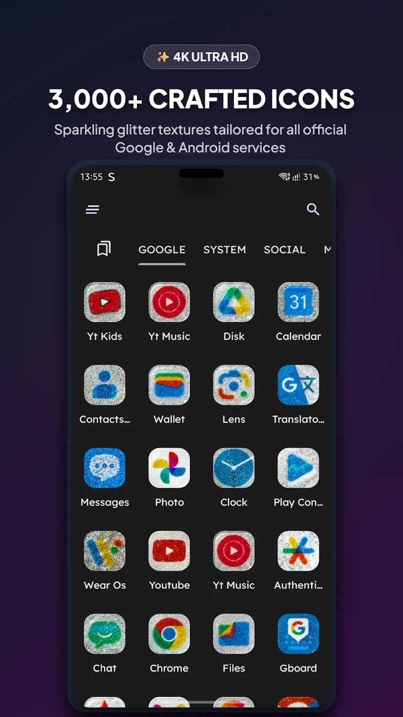 Tangkapan Layar Pertama Smash UI Icon Pack