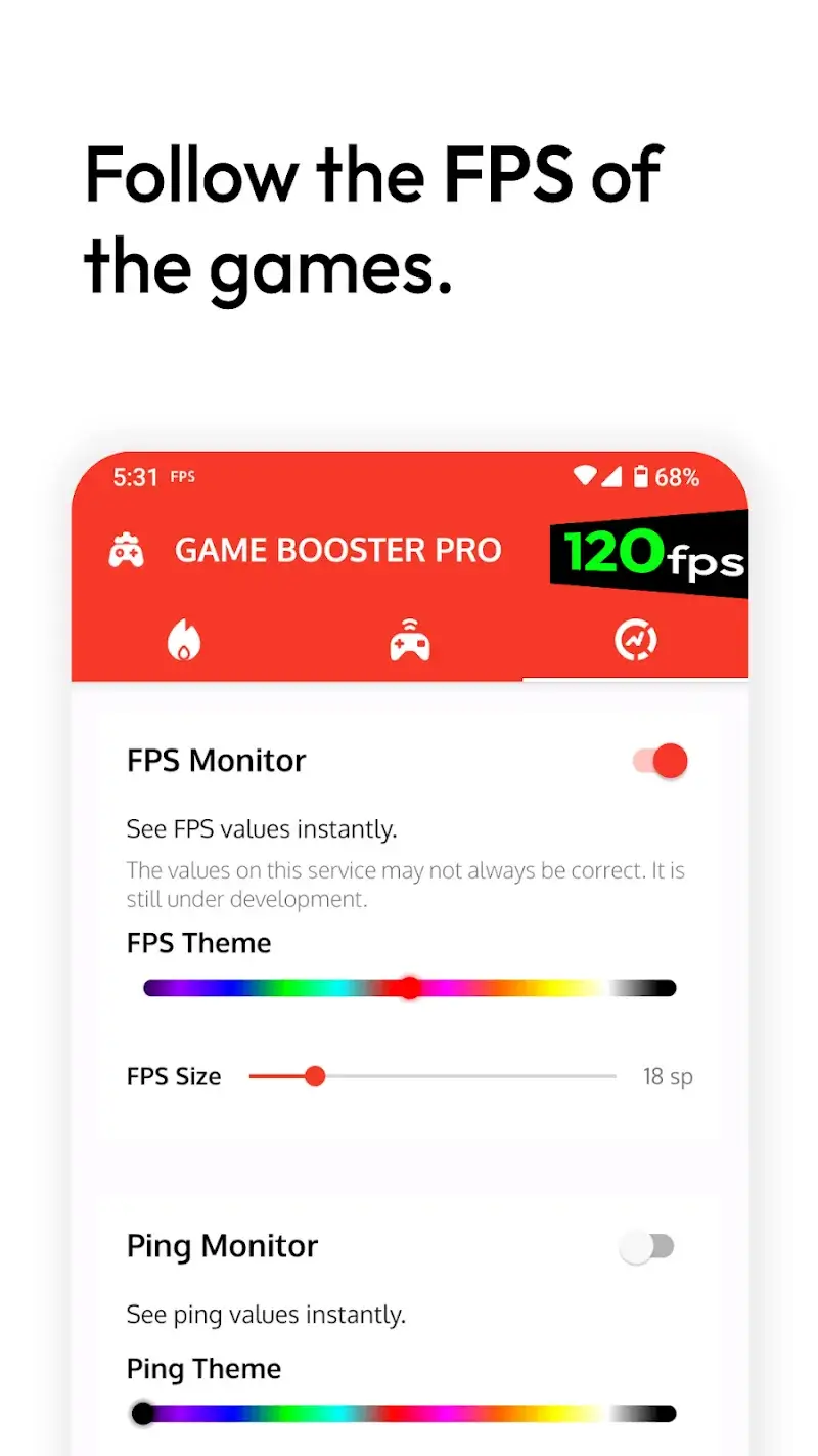 Captura de pantalla de Game Booster Pro 3