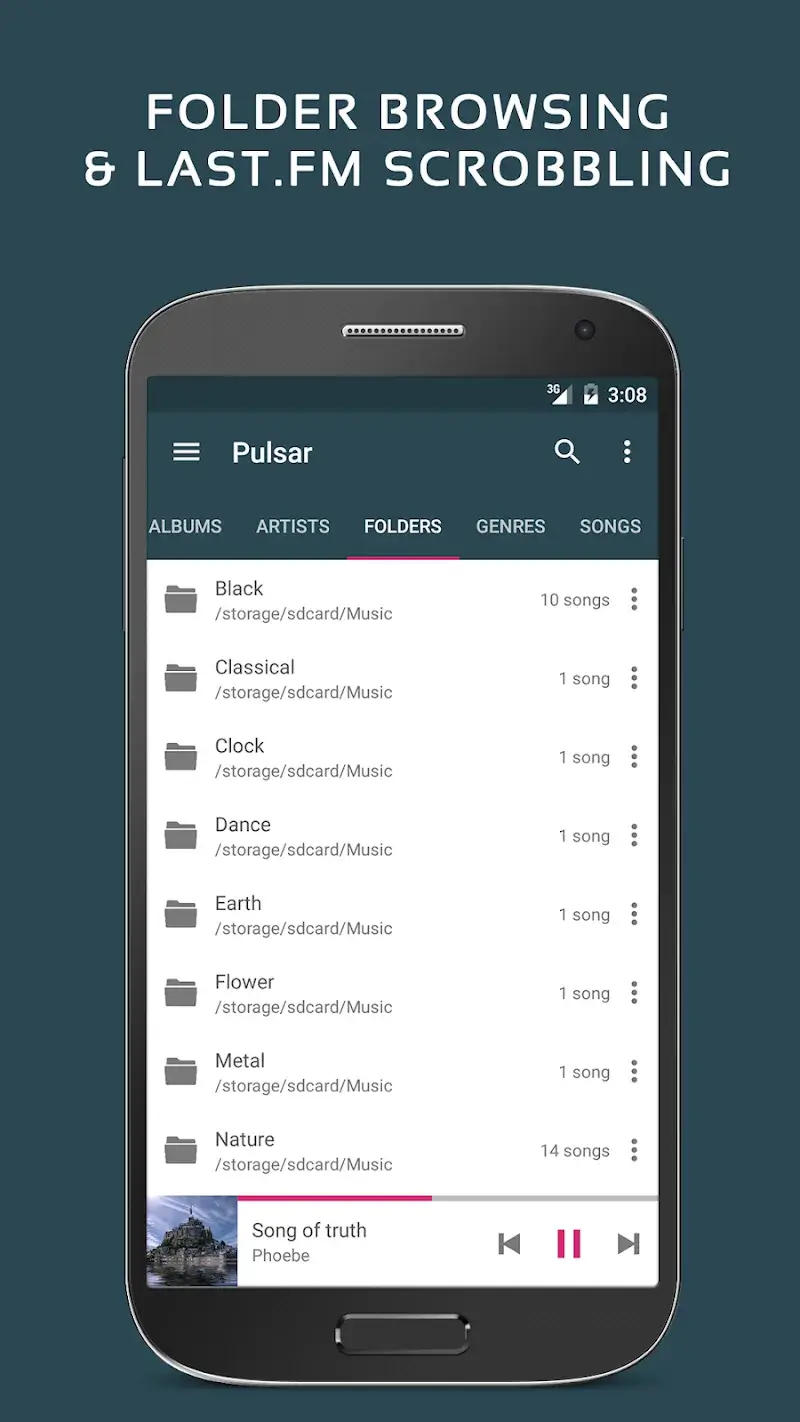 Pulsar Music Player Pro 스크린샷 5