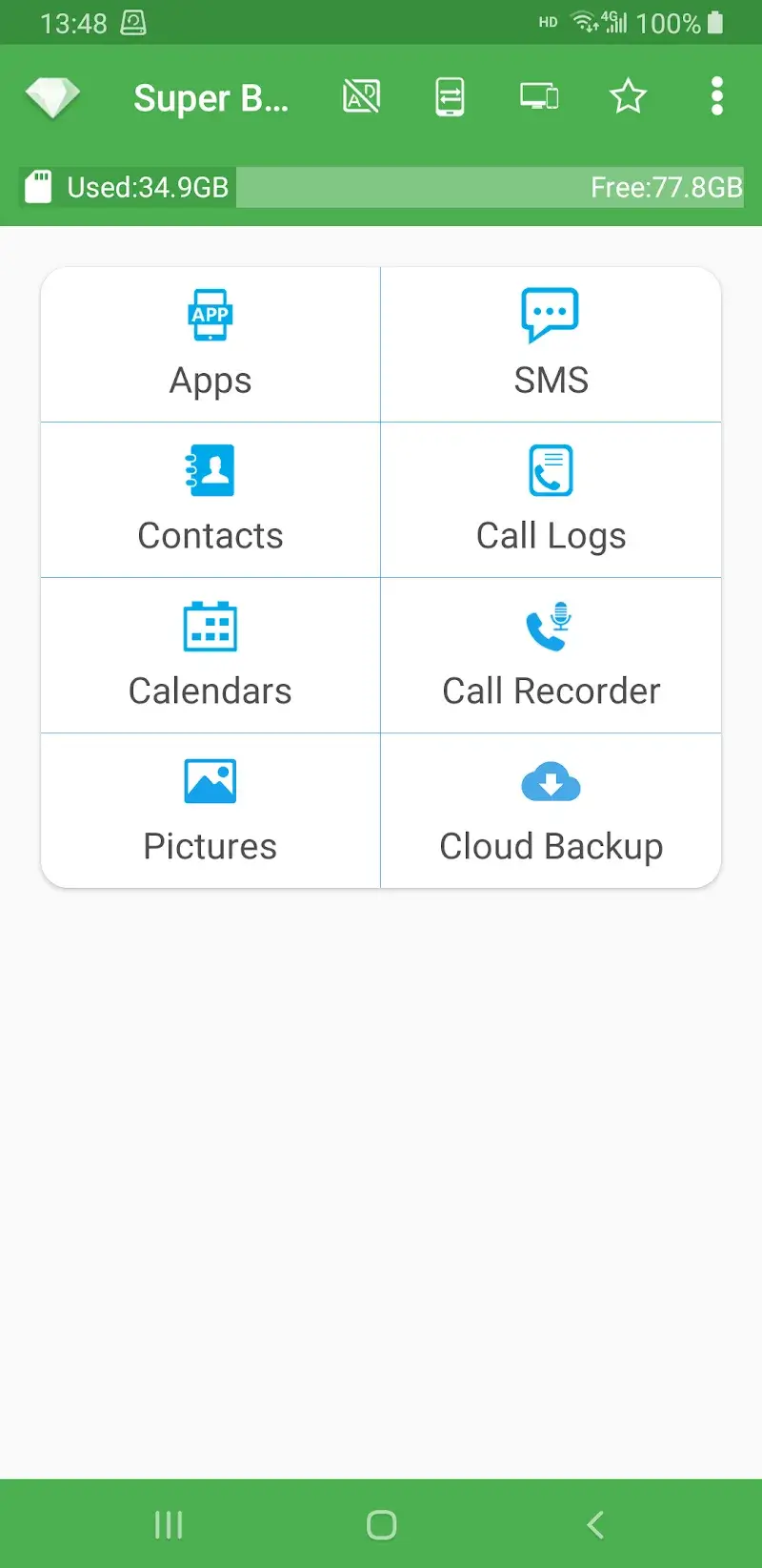 Super Backup & Restore screenshot 1