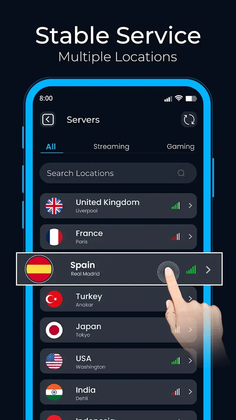 Tangkapan layar Privify VPN 3
