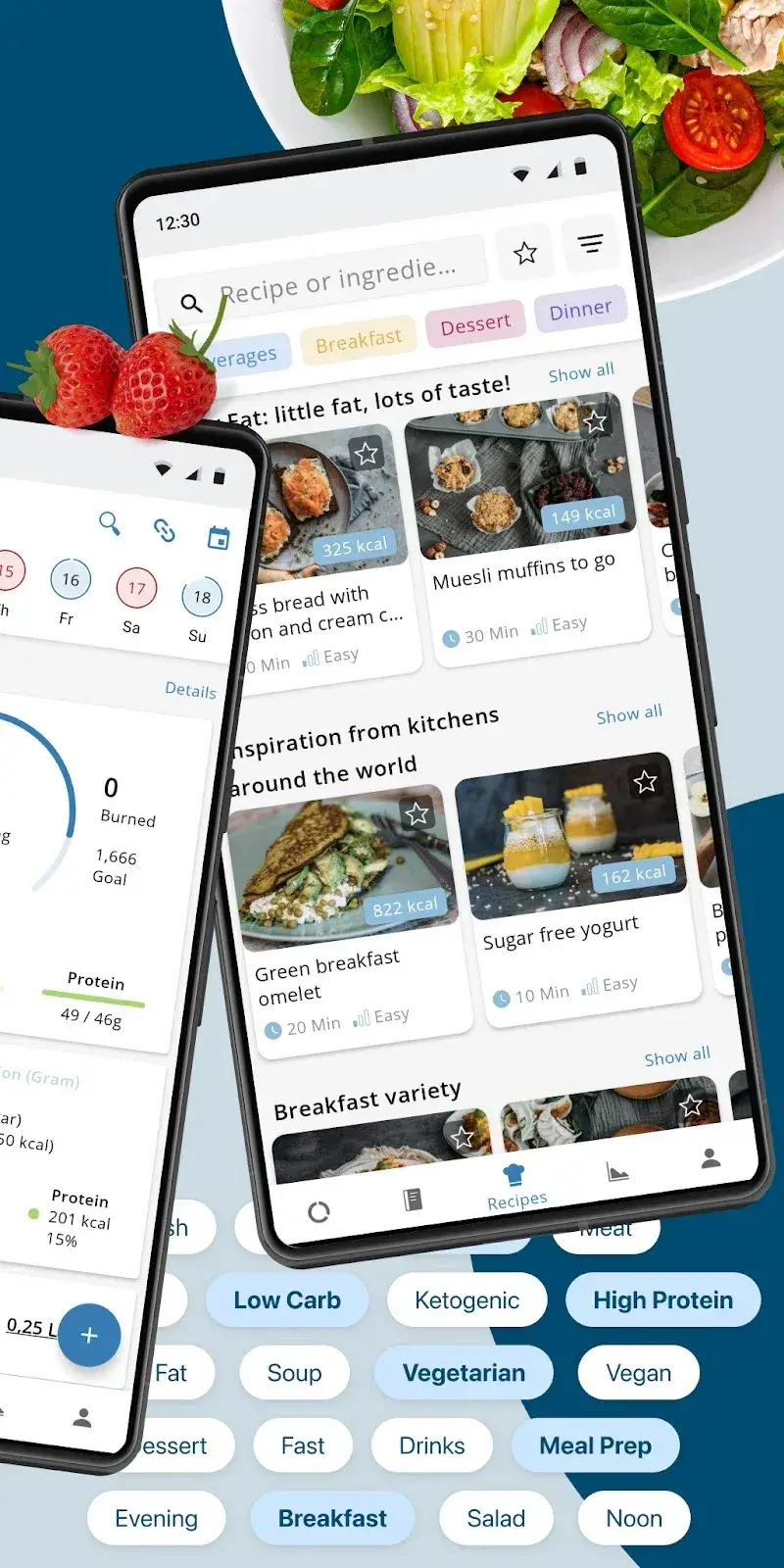 Capture d'écran 2 de Fddb - Calorie Counter & Diet