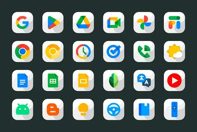 Maahes White - Icon Pack screenshot 2